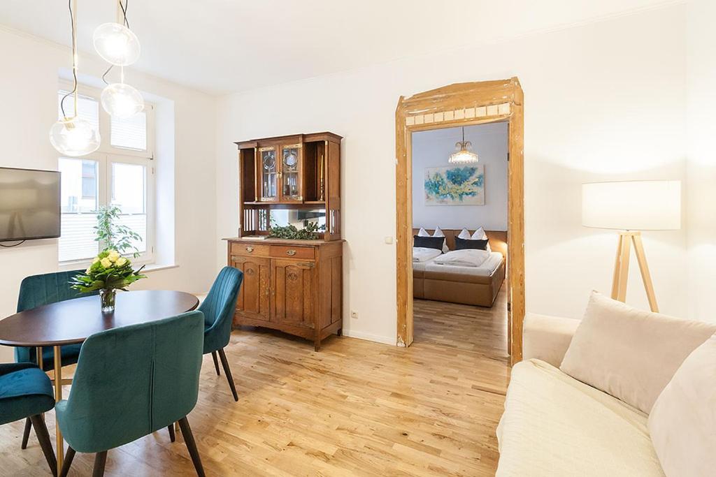 Stilvoll & Ruhig - Zentrale Top-Lage - King Bett Leipzig Luaran gambar